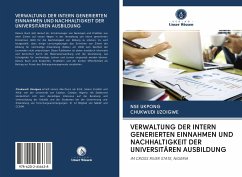 Cover VERWALTUNG DER INTERN GENERIERTEN EINNAHMEN UND NACHHALTIGKEIT DER UNIVERSITÄREN AUSBILDUNG
