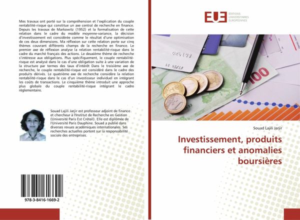 Investissement, produits financiers et anomalies boursières