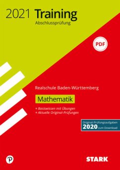 Training Abschlussprüfung Realschule 2021 - Mathematik - Baden-Württemberg