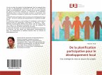 De la planification participative pour le développement local