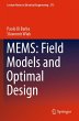 MEMS: Field Models and Optimal Design - Bild 1