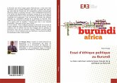 Essai d¿éthique politique au Burundi