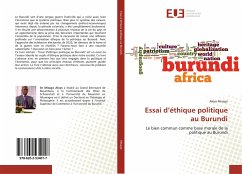 Essai d¿éthique politique au Burundi - Misago, Aloys