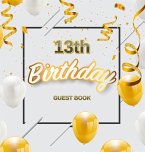 13th Birthday Guest Book