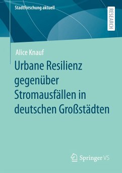 Urbane Resilienz gegenüber Stromausfällen in deutschen Großstädten - Knauf, Alice