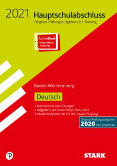 Cover STARK Original-Prüfungen und Training Hauptschulabschluss 2021 - Deutsch 9. Klasse - BaWü