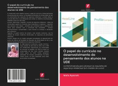 O papel do currículo no desenvolvimento do pensamento dos alunos na UDE - Ayasreh, Wafa