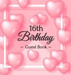 16th Birthday Guest Book