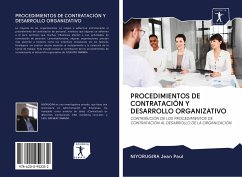 Cover PROCEDIMIENTOS DE CONTRATACIÓN Y DESARROLLO ORGANIZATIVO