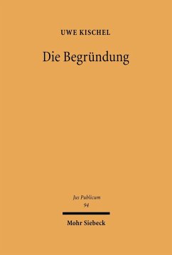 Cover Die Begründung (eBook, PDF)