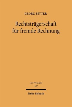 Rechtsträgerschaft für fremde Rechnung (eBook, PDF) - Bitter, Georg