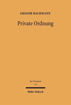 Private Ordnung (eBook, PDF) - Bachmann, Gregor