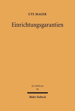 Einrichtungsgarantien (eBook, PDF) - Mager, Ute