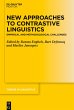 New Approaches to Contrastive... - Bild 1