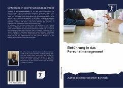 Einführung in das Personalmanagement - Korantwi-Barimah, Justice Solomon