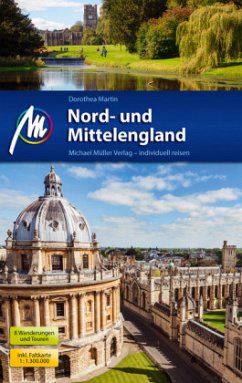 Nord- und Mittelengland Reiseführer, m. 1 Karte (Mängelexemplar) - Martin, Dorothea