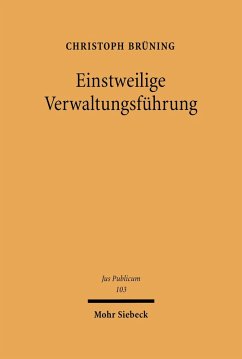 Cover Einstweilige Verwaltungsführung (eBook, PDF)