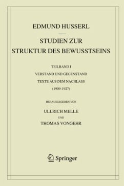 Studien zur Struktur des Bewusstseins - Husserl, Edmund
