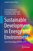 Sustainable Development in Energy and Environment (eBook, PDF)