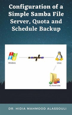 Configuration of a Simple Samba File Server, Quota and Schedule Backup (eBook, ePUB) - Alassouli, Hidaia Mahmood