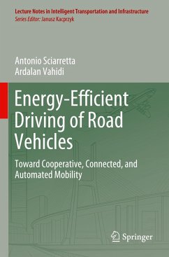 Energy-Efficient Driving of Road Vehicles - Sciarretta, Antonio;Vahidi, Ardalan