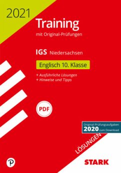 Cover STARK Lösungen zu Original-Prüfungen und Training Abschlussprüfung IGS 2021 - Englisch 10. Klasse - Niedersachsen