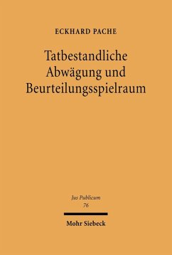 Cover Tatbestandliche Abwägung und Beurteilungsspielraum (eBook, PDF)