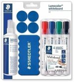 STAEDTLER Whiteboard-Set Lumocolor Marker + Wischer + Reinigungsspray + Haftmagneten STAEDTLER Whiteboard-Set Lumocolor Marker + Wischer + Reinigungsspray + Haftmagneten