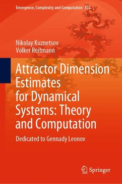 Attractor Dimension Estimates for Dynamical Systems: Theory and Computation (eBook, PDF) - Kuznetsov, Nikolay; Reitmann, Volker