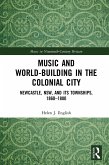 Music and World-Building in the Colonial City (eBook, PDF)