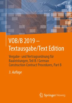 VOB/B 2019 - Textausgabe/Text Edition (eBook, PDF)