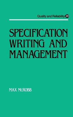 Specification Writing and Management (eBook, ePUB) - Mcrobb, Max