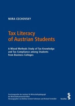 Tax Literacy of Austrian Students - Cechovsky, Nora
