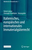 Italienisches, europäisches und internationales Immaterialgüterrecht