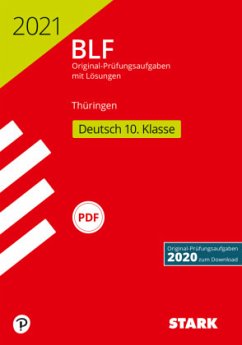 Cover Besondere Leistungsfeststellung BLF 2021 - Deutsch 10. Klasse - Thüringen