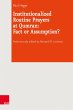 Institutionalized Routine Prayers at... - Bild 1