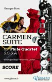 "Carmen" Suite for Flute Quartet (score) (fixed-layout eBook, ePUB)