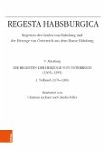 Regesta Habsburgica. Regesten der Grafen von Habsburg und der Herzoge von Österreich aus dem Hause Habsburg (eBook, PDF)