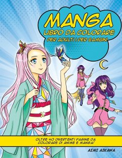 Manga libro da colorare per adulti i per bambini - Aikawa, Aimi