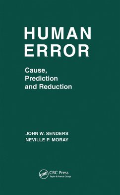 Human Error (eBook, ePUB) - Senders, John W.; Moray, Neville P.