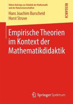 Empirische Theorien im Kontext der Mathematikdidaktik (eBook, PDF) - Burscheid, Hans Joachim; Struve, Horst