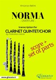 Norma - Clarinet Quintet/Choir score & parts (fixed-layout eBook, ePUB)