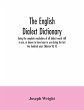 The English dialect dictionary, being... - Bild 1