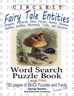 Circle It, Fairy Tale Entities, Word Search, Puzzle Book