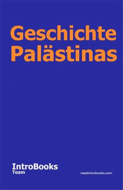 Cover Geschichte Palästinas (eBook, ePUB)