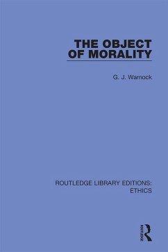 Cover The Object of Morality (eBook, PDF)