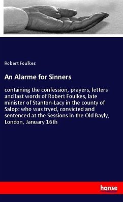 An Alarme for Sinners - Foulkes, Robert