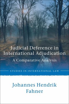 Cover Judicial Deference in International Adjudication (eBook, PDF)