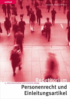 Repetitorium Personenrecht und Einleitungsartikel (eBook, PDF) - Dietrich-Mirkovic, Alexander