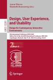 Design, User Experience, and Usability. Design for Contemporary Interactive Environments (eBook, PDF)